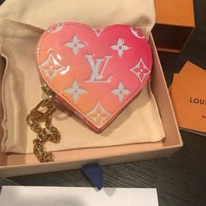Louis Vuitton Porte Monnaie Coeur Coin Purse!
